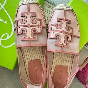 Tory Burch Blush Espadrille Flats